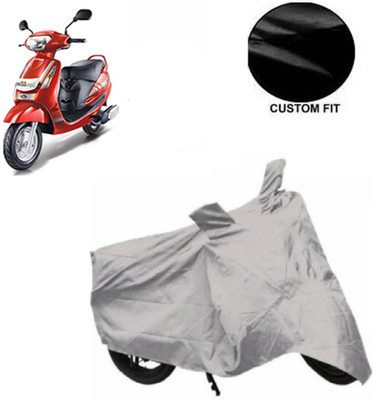 RPSENTTERPR Waterproof Two Wheeler Cover for Mahindra(Duro DZ, Silver)