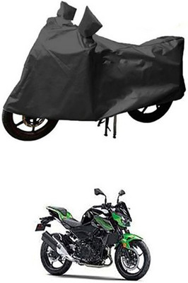 Shinestudios Two Wheeler Cover for Kawasaki(Grey)