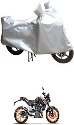 Auto Track Two Wheeler Cover for KTM(Silver)