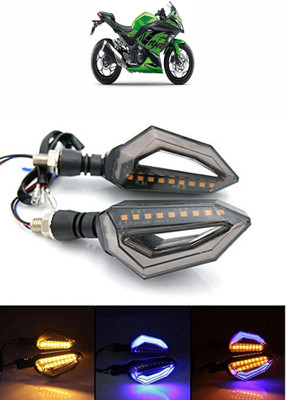 Vagary Side LED Indicator Light for Kawasaki Ninja 300(Blue, Yellow)