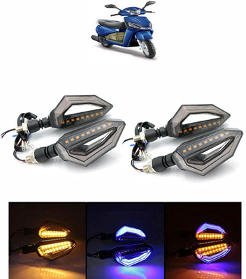 Vagary Side LED Indicator Light for Mahindra Gusto(Blue, Yellow)
