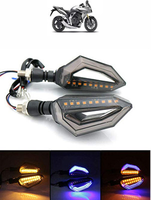 Vagary Side LED Indicator Light for Honda CBF 150(Blue, Yellow)