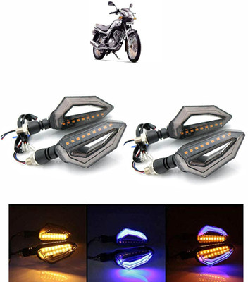 Vagary Side LED Indicator Light for TVS Fiero(Blue, Yellow)