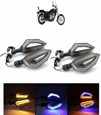 Vagary Side LED Indicator Light for Bajaj Pulsar 220 DTS-i(Blue, Yellow)