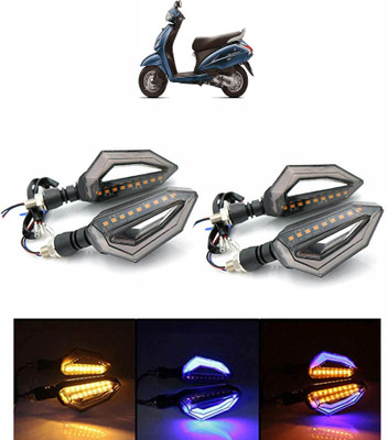 Vagary Side LED Indicator Light for Honda Activa 3G(Blue, Yellow)