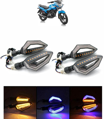 Vagary Side LED Indicator Light for TVS Victor(Blue, Yellow)