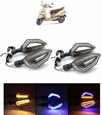 Vagary Side LED Indicator Light for TVS Jupiter(Blue, Yellow)