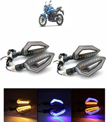 Vagary Side LED Indicator Light for Suzuki Gixxer(Blue, Yellow)