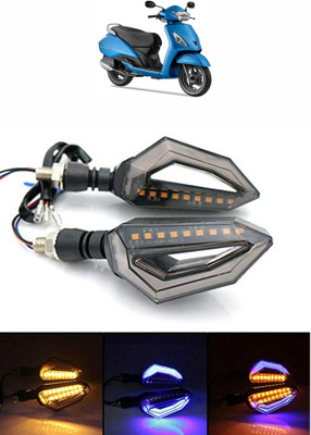 Vagary Side LED Indicator Light for TVS Jupiter(Blue, Yellow)