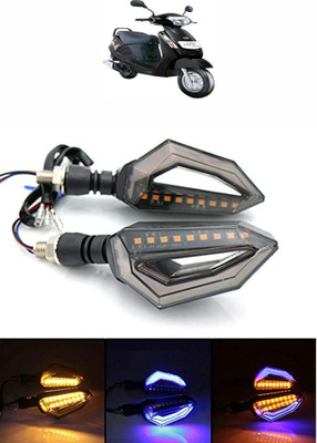 Vagary Side LED Indicator Light for Mahindra Duro DZ(Blue, Yellow)
