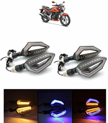Vagary Side LED Indicator Light for Hero Universal For Bike(Blue, Yellow)