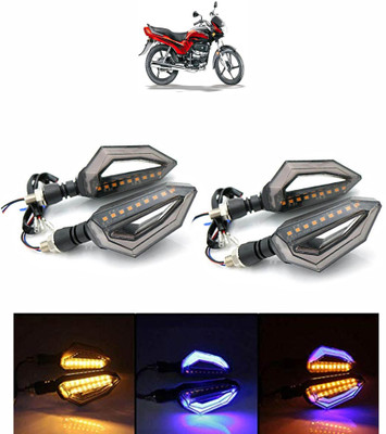 Vagary Side LED Indicator Light for Hero Passion Plus(Blue, Yellow)