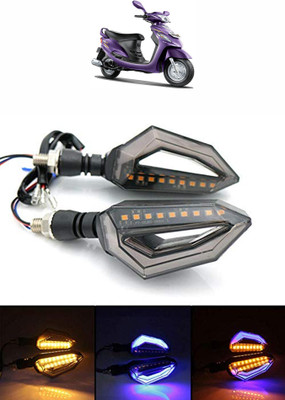 Vagary Side LED Indicator Light for Mahindra Rodeo RZ(Blue, Yellow)