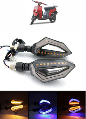 VLS AUTOMOTIVE Side LED Indicator Light for Bajaj Sunny(Blue, Yellow)