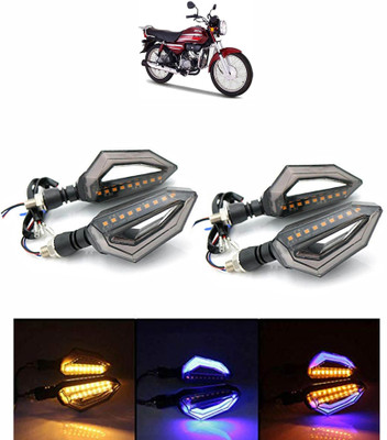 VLS AUTOMOTIVE Side LED Indicator Light for Honda CD Dawn(Blue, Yellow)