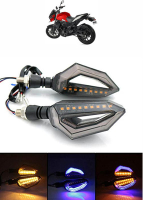Vagary Side LED Indicator Light for Mahindra Mojo(Blue, Yellow)