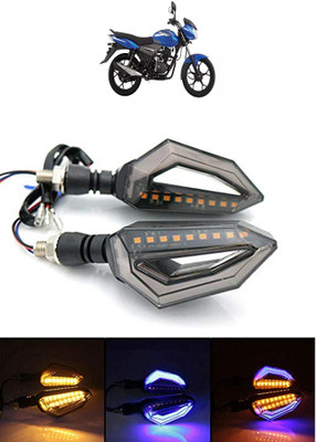Vagary Side LED Indicator Light for Bajaj Discover 100 DTS-i(Blue, Yellow)