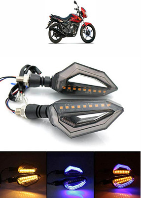 Vagary Side LED Indicator Light for TVS Flame DS125(Blue, Yellow)