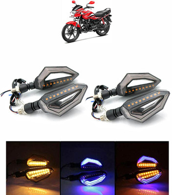 Vagary Side LED Indicator Light for Hero Passion(Blue, Yellow)