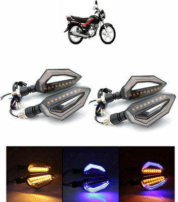 VLS AUTOMOTIVE Side LED Indicator Light for Suzuki Heat(Blue, Yellow)