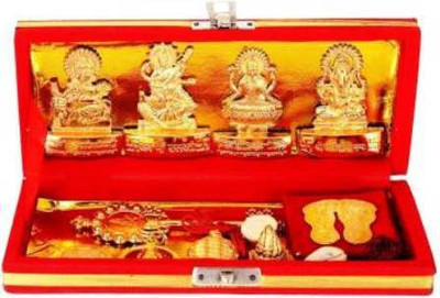 copper+ Sri Dhan Laxmi- Kuber Bhandari Yantra Brass Yantra(Pack of 1)