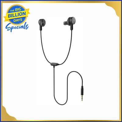 Motorola Tech3(TWS) Bluetooth Headset  (Black, In the Ear)