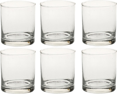 Somil (Pack of 6) Somil New Style & Shape Multipurpose Glass Set Of 6 Glass Set Water/Juice Glass(320 ml, Glass, Clear)