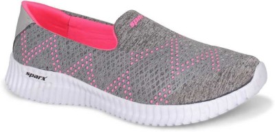 Sparx SL 123 Slip On Sneakers For Women(Pink, White , 7)