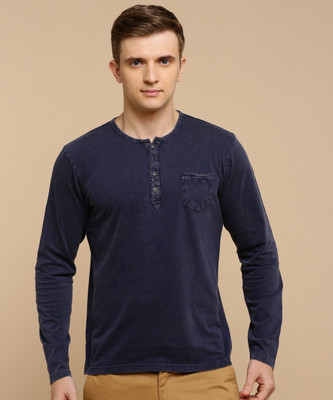 pepe-jeans-solid-men-henley-neck-blue-t-shirt