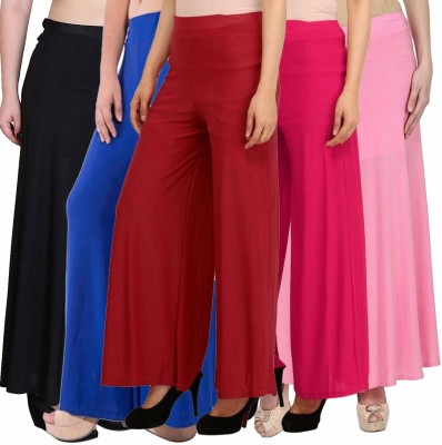 AP Fashion Relaxed Women Black, Blue, Maroon, Pink, Pink Trousers