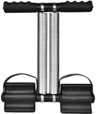 HACKERX Double Tummy Trimmer SpriNG Body Shaper Weight Loss Equipment Ab Exerciser(Black)