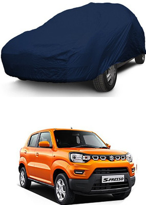 Gromaa Car Cover For Maruti Suzuki S-Presso (Without Mirror Pockets)(Blue)