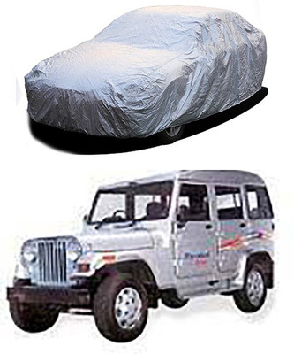 Gromaa Car Cover For Mahindra Marshal (Without Mirror Pockets)(Silver)