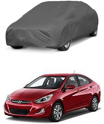 Gromaa Car Cover For Hyundai Accent (Without Mirror Pockets)(Grey)