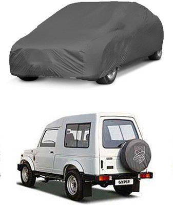 Millennium Car Cover For Maruti Suzuki Gypsy MG-410 (Without Mirror Pockets)(Grey)