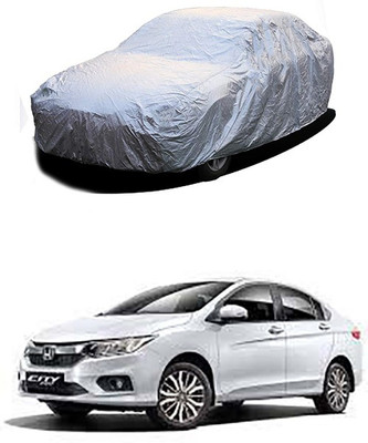 Gromaa Car Cover For Honda City ZX (Without Mirror Pockets)(Silver)
