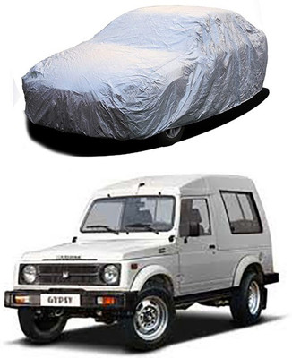 Gromaa Car Cover For Maruti Suzuki Gypsy (Without Mirror Pockets)(Silver)