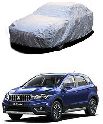 Gromaa Car Cover For Maruti Suzuki S-Cross (Without Mirror Pockets)(Silver)