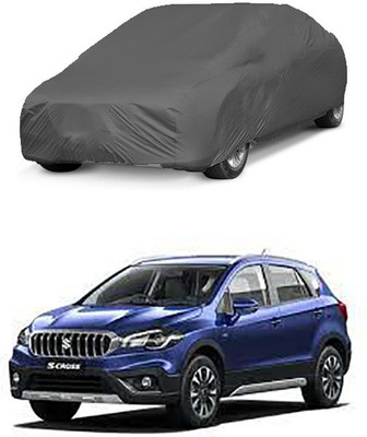 Gromaa Car Cover For Maruti Suzuki S-Cross (Without Mirror Pockets)(Grey)