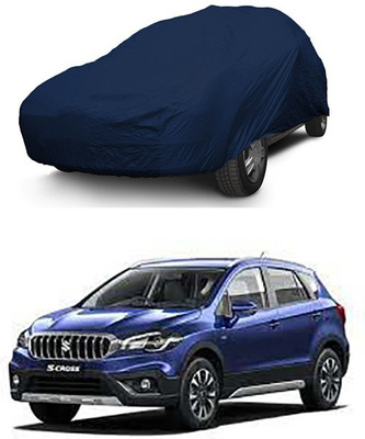 Gromaa Car Cover For Maruti Suzuki S-Cross (Without Mirror Pockets)(Blue)