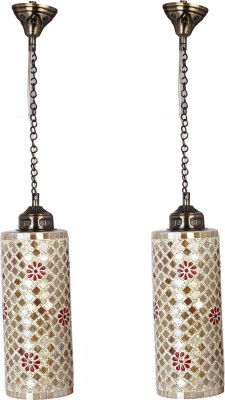 Somil Attractive Pendant Hanging Mosaic Ceiling Lamp Light -A14 Pendants Ceiling Lamp(Multicolor)