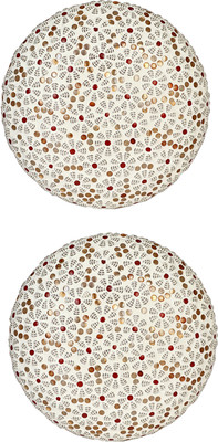 1st Time New Design Glass Round Ceiling Lamp Hand Decorative with Coorful Chips & Beads-75 Ceiling Light Ceiling Lamp(Multicolor)