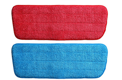 Birudmart Microfiber Spray Mop Replacement Head Pads - Set of 2 Wet and Dry Microfiber Cleaning Cloth(2 Units)