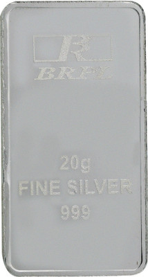 Bangalore Refinery Brpl 20 Gram Silver Bar S 999 20 g Silver Bar Bangalore Refinery Coins Bars