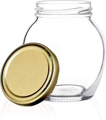 Tap2kaart Glass Honey Jar - 400 ml(Clear)