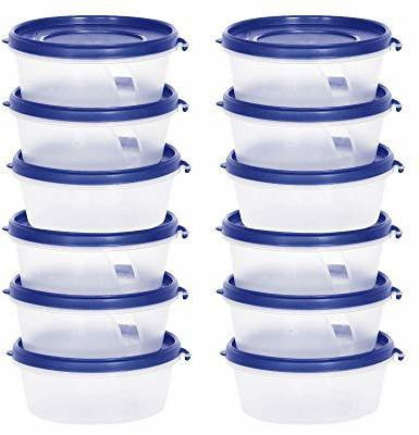 Cutting EDGE Plastic Grocery Container  - 500 L(Pack of 12, Blue)