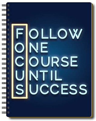 Nourish Planner A5 Planner/Organizer Ruled 75 Pages(TUBELIGHT)