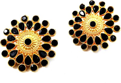 rayie collection ROUND STUD EARRINGS FOR WOMEN Copper Stud Earring