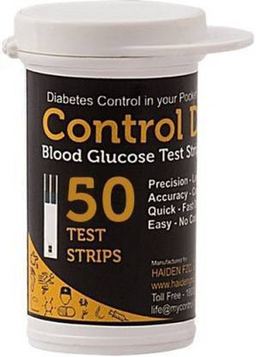 NoMed Control D Glucose Test Strips 50 Glucometer Strips, No Glucometer Lancets(0)