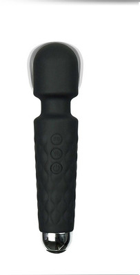 MASX SRMW-24 Multi Speed Cordless Rechargeable Vibrator Massage for Female Personal Body Massagers Machine With Vibration modes & Water Resistant Massager Massager(Black)